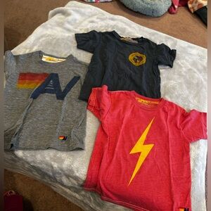 Kids size 6 Aviator Nation tee shirt bundle